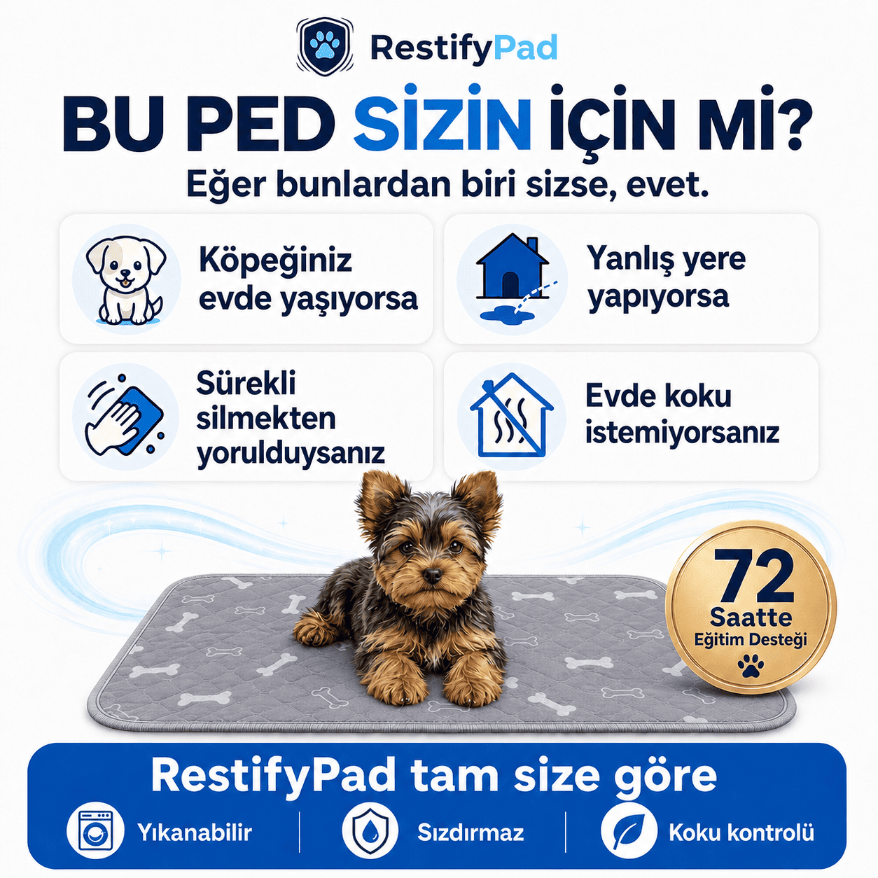 RestifyPad™ — Köpeğinizi Eğitmenin Akıllı Kısayolu