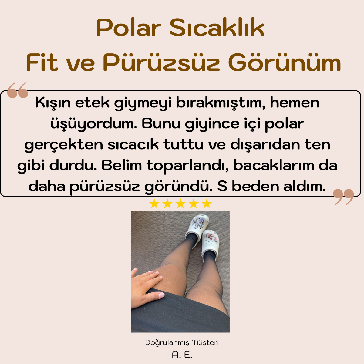 Restify Tek Dikişli Şekillendirici Ten Görünümlü Polar Tayt