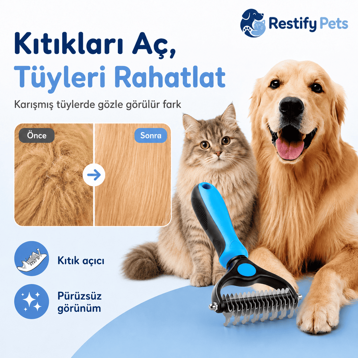 Restify™ Entfilzender und Haarentfernender Kamm